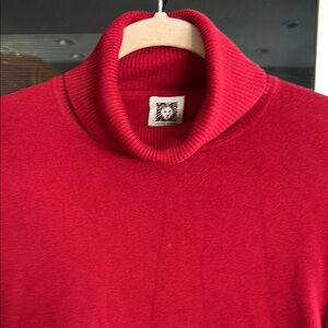 Red Turtleneck Sweater